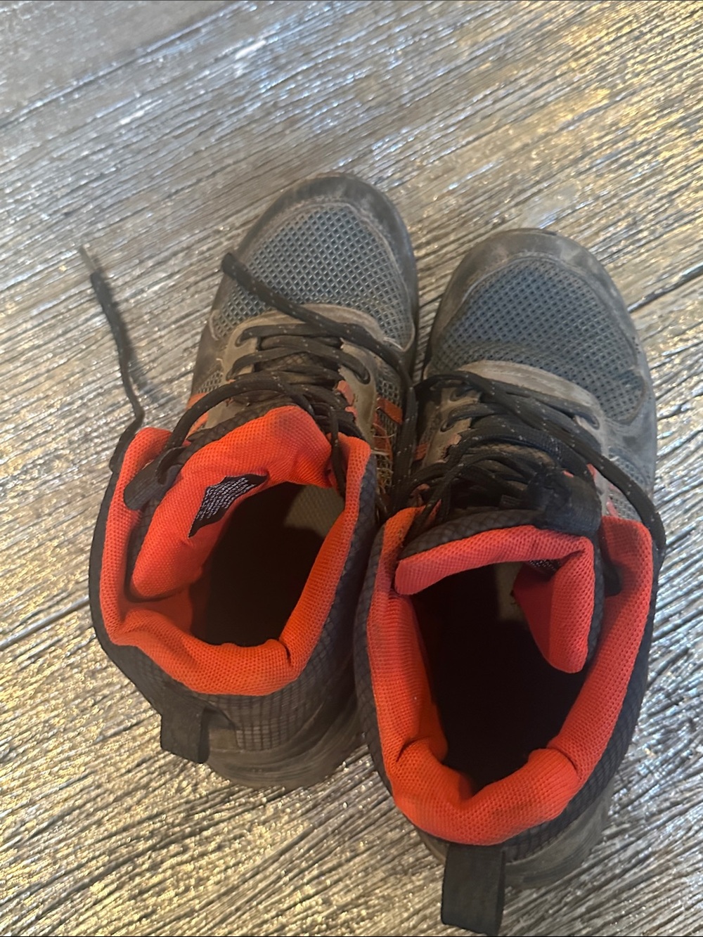 RBX Men's Black and Red Athletic Hiking Boots - Picture 6 of 7